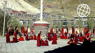 Sakya Monastery Shigatse Tibet Amazing Places [upl. by Gagliano]