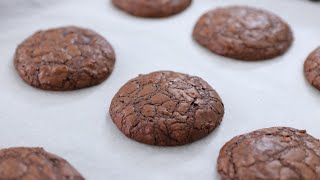 Fudgy Brownie Cookies Recipe [upl. by Icaj]