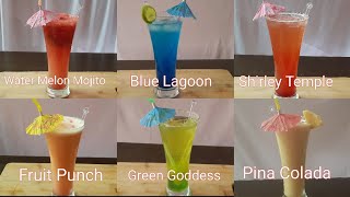 Mocktails quick and easy summer special non alcoholic drinks [upl. by Lipcombe751]