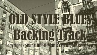 Old Style Blues Backing Track in Bb B Flat [upl. by Einahpats]