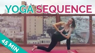 Yoga Sequence 45Minutes [upl. by Lleynod]