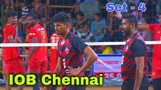 💥 IOB Chennai Vs Indian Bank  Set  4  Full HD  Bargur Match  2024 [upl. by Sanyu238]