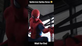 Spiderman Spidey Sense 😂marvel shorts [upl. by Yelhs]