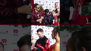 Big Time Rush Receive Some Very Special Gifts On The iHeartRadio Jingle Ball Red Carpet [upl. by Nnylatsyrc204]