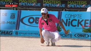 Masters de pétanque 2015  Finale  Soulac sur mer  2nde étape [upl. by Llesram]