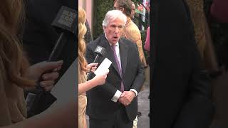 Henry Winkler and ameliadimz are dance dance dancing GoldenGlobes 🕺shorts [upl. by Neslund]