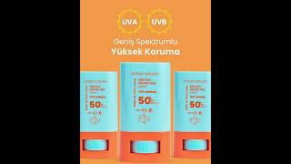 🌞 Bade Natural 50 SPF Çocuk Güneş Koruyucu Stick 🌿 [upl. by Akkin]