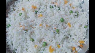 Boiled Rice Recipe I Easy Rice Recipe [upl. by Nosiram745]