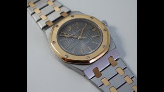 c1993 Audemars Piguet Royal Oak automatic mens watch with original box Model reference 14700SA [upl. by Adiraf]