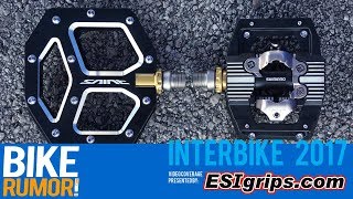 Interbike 2017  Shimano Pedals and Shoes [upl. by Roselia855]