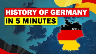 Full History of Germany In 5 Minutes [upl. by Eirb]