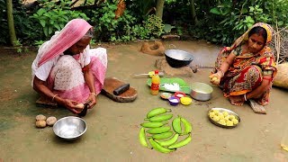 Bangali Kancha KOLAR KOFTA Recipe  Raw Banana Kofta Curry prepared by Grandmother Village Food [upl. by Algernon154]