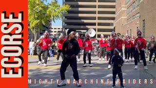 ECORSE  Mighty Marching Raiders  23 Circle City Classic Parade [upl. by Esinyl]