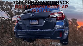 We install Rallyarmor mudflaps on our 2019 Subaru Outback [upl. by Trebo604]