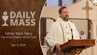 Catholic Daily Mass  Daily TV Mass  April 8 2024 [upl. by Novonod742]