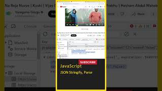 JavaScript Tutorial For Beginners JSON Parse Stringify JavaScript in Telugu Java Script shorts [upl. by Trixie]