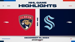 NHL Highlights  Panthers vs Kraken  December 10 2024 [upl. by Anear]