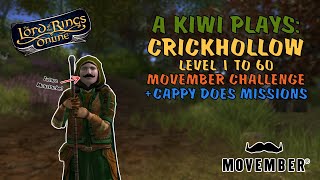 📅Movember Challenge  Level 1 to 60 New Character in LOTRO Missions  Crickhollow Server ⚔️ [upl. by Dubois]