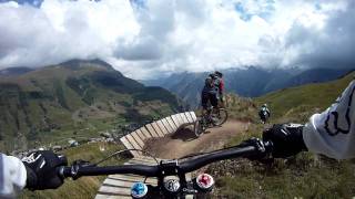 Descente de la piste du pied moutet au 2 Alpes 25072011 [upl. by Irvin]