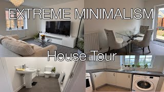 Extreme Minimalist House Tour part 1  House Tour  Minimalism [upl. by Hershell]