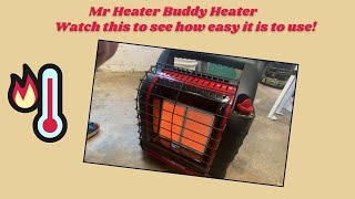 Watch to see how easy the Mr Heater is to use mrheater winter2024 [upl. by Notliw837]