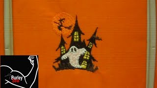 Brother SE400 Programmed Halloween Embroidery Design Tutorial [upl. by Francine]