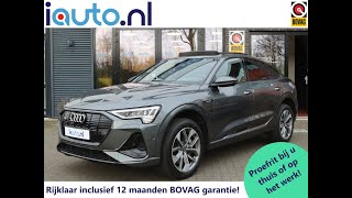 Audi ETron Sportback 55 quattro SLine  Daytona Grey metallic  Optic Black  Pano [upl. by Danie416]