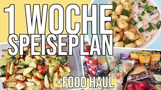 Wocheneinkauf amp unser Speiseplan für eine Woche  Meal Planning deutsch [upl. by Luby463]