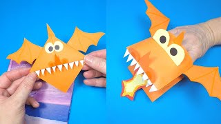 Easy Paper Dragon Crafts for Kids  Paper Crafts for Kids [upl. by Kyte468]