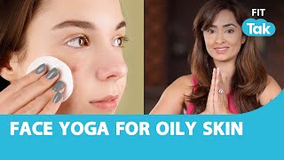 Face Yoga For Acne  How To Get Rid Of Acne Problems  Face Yoga With Vibhuti  Fit Tak [upl. by Eninnaej952]