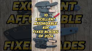 10 Great Affordable EDC Fixed Blades of 2024 edc shorts blade knives [upl. by Ainaj]