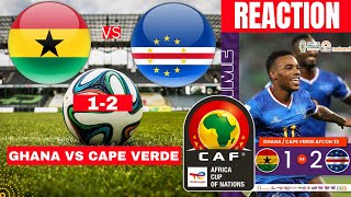 Ghana vs Cape Verde 12 Live Africa Cup Nations AFCON Football Match Score Black Stars Highlights [upl. by Blumenfeld288]