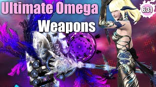 All NEW Ultimate Omega Weapons  Patch 631  Showcase in 4KUHD [upl. by Retsevlis]