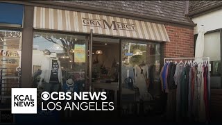 Santa Monica store manager lets loose on alleged shoplifter in viral video [upl. by Iroak]