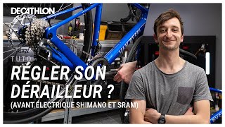 TUTO  Comment régler le dérailleur avant électrique sur un vélo route  🚲 I Decathlon [upl. by Natalia]