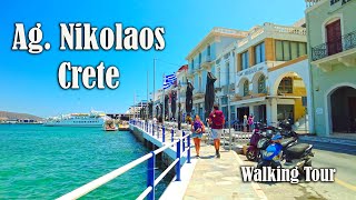 Join me on a walking tour of Agios Nikolaos and discover its hidden gems  City Driver Tours [upl. by Enilrek]