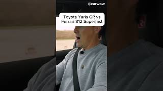 Toyota Yaris GR vs Ferrari 812 Superfast [upl. by Dor680]