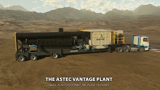 Astec Vantage  Highly Portable Asphalt Plant [upl. by Aillij365]