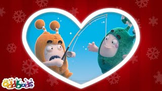 Christmas Mistletoe  Oddbods Christmas  Funny Cartoons for Kids [upl. by Yecniuq]