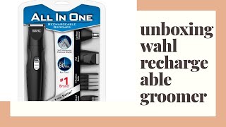 unboxing Wahl all in one rechargeable groomer [upl. by Llyrpa]