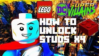 Lego DC Super Villains  How to Unlock Studs X4 Red Brick [upl. by Ihab695]