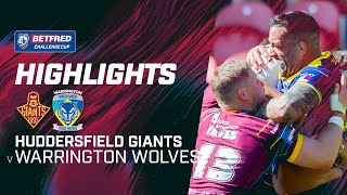 Highlights  Huddersfield Giants v Warrington Wolves  2024 Betfred Challenge Cup SemiFinal [upl. by Yxor401]