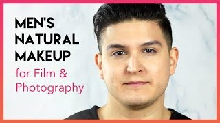 Mens Natural Makeup for Film amp Photography  A Savvy Makeover [upl. by Babbette]