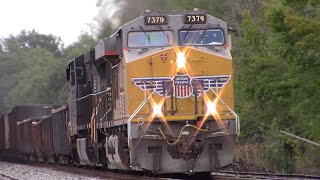 UP 7379 leads NS 374 in Dover GA 82023 [upl. by Nos76]