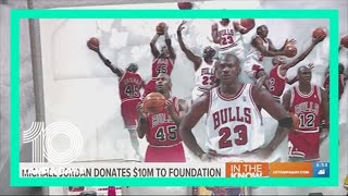 Michael Jordan donates 10 million to MakeAWish foundation [upl. by Laith450]