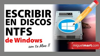 Cómo ESCRIBIR EN DISCOS NTFS conn Mac ✅ NTFS Mac GRATIS escribe en discos de Windows [upl. by Madlen]