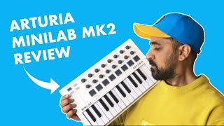 Arturia Minilab MK2  Review  Unboxing amp Making Beat Tutorial [upl. by Cardew]