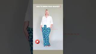 Styling tip for pearshaped body type fashiontips [upl. by Maxantia410]