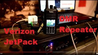 DMR Repeater on Brandmeister Network with Verizon JetPack [upl. by Azmah179]