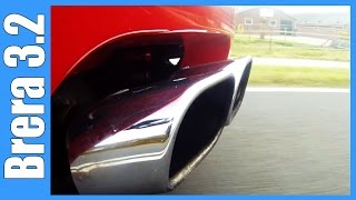 Alfa Romeo Brera 32 V6 Q4 NICE GoPro Exhaust Sound [upl. by Ennayar870]